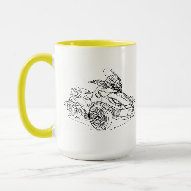 Caneca CanAm Spyder STS 2013 (Esquerda)
