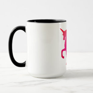 Caneca Canbo Mug Rosa Unicorn