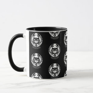Caneca Cancer De Gato Zodiac Black Mug, Astrologia, Cats-