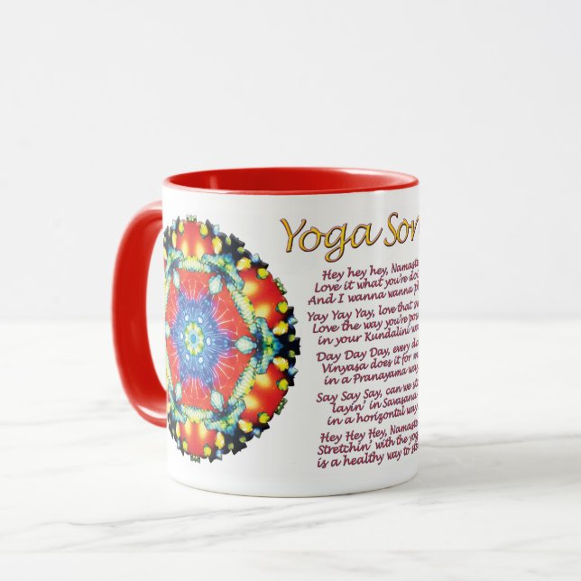 Caneca Candies Yoga Song (Frente Esquerda)