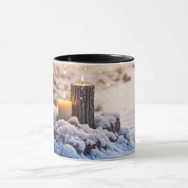 Caneca Candles in the Snow Mystical Holiday Coffee (Centro)