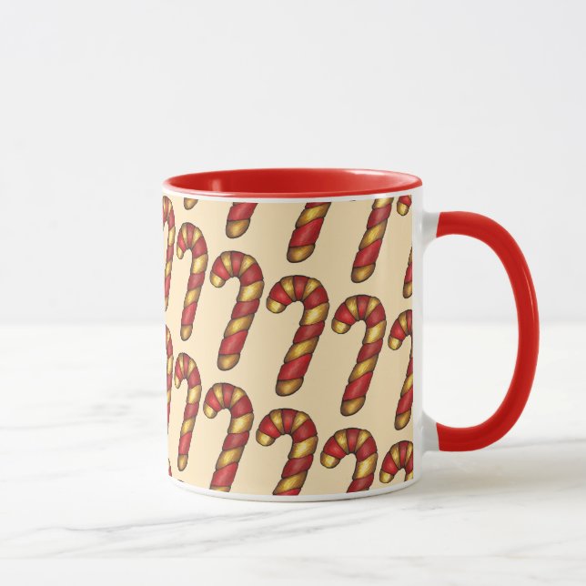 Caneca Candy Cane Twist Natal Cookie Baking (Direita)