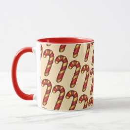 Caneca Candy Cane Twist Natal Cookie Baking