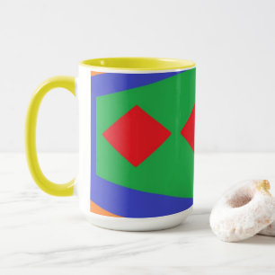 Caneca Caneca: Abstrato colorido
