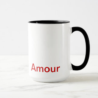 Caneca caneca, "Amour", Art
