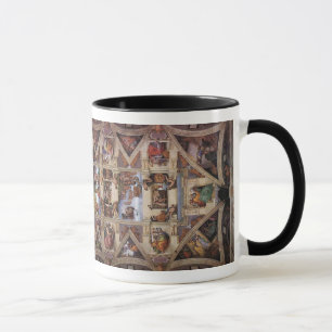 Caneca caneca, capela de Sistine, fresco