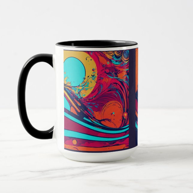 Caneca "Caneca de Vortex Cósmica" (Esquerda)