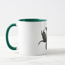 Caneca Caneca| Dois gatos mentem com uma planta