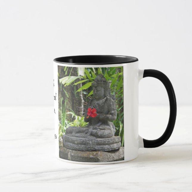 Caneca Caneca:  Estátua de Bali (Direita)