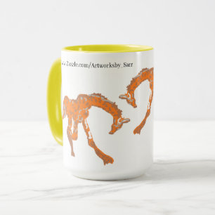 Caneca Caneca: Luta de Girafas