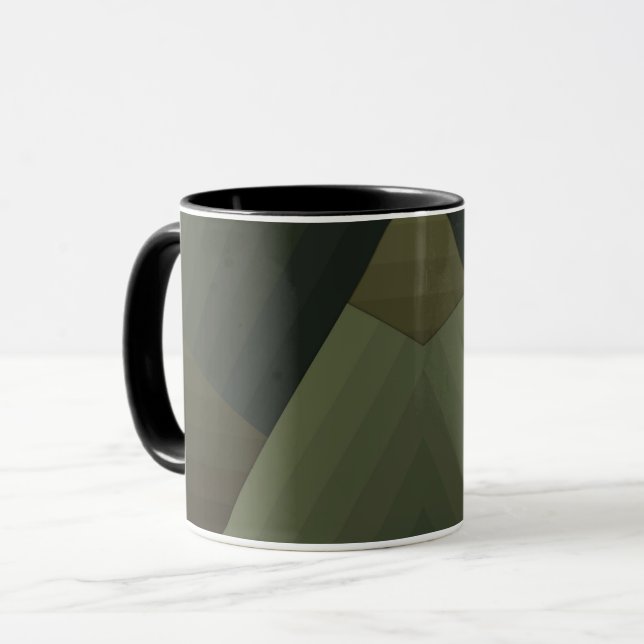 Caneca Caneca, Patchwork, combinado, azeitona, verde, lis (Frente Esquerda)