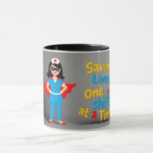 Caneca "Caneca "Super-Herói Enfermeira"" a um Preço Espec