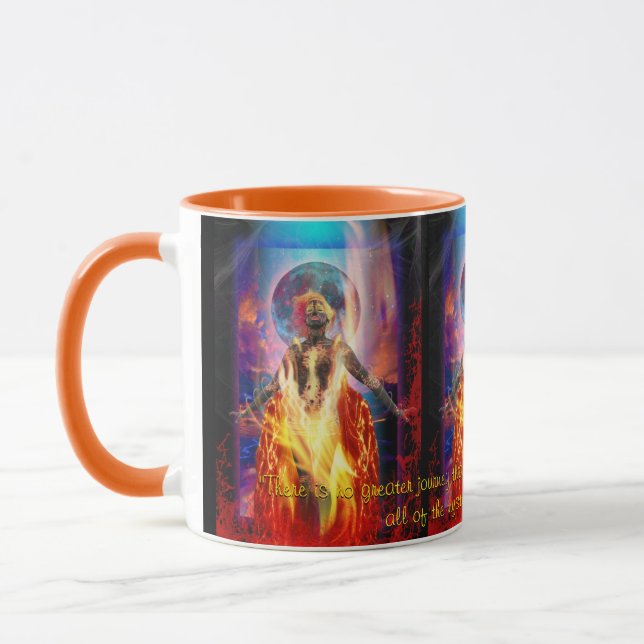 CANECA CANECO DE CAFÉ DA DEUSA DO FOGO PELE (Esquerda)