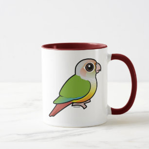 Caneca Canela Conure Verde-cheeked de Birdorable