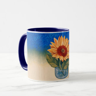 Caneca Canela de girassol