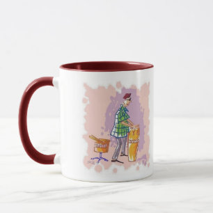 Caneca Caneta combinada do baterista 1