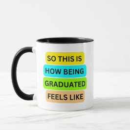 Caneca Caneta combinada preta SO_NOT_IS_HOW_BEING_GRADUAT
