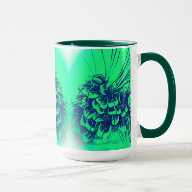 Caneca Caneta Cone Verde (Direita)