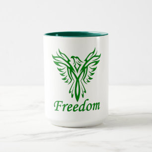 Caneca Caneta da Águia Liberdade - escolha estilo e cor
