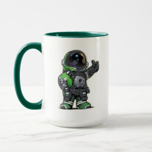 Caneca Caneta de Engenheiros Espaciais - Verde