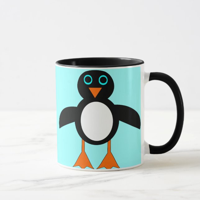 Caneca Caneta Pinguim Cuja (Direita)