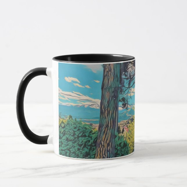 Caneca Caneta Vibrant Autumn Path (Esquerda)