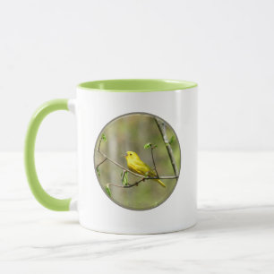 Caneca Caneta Warbler Amarela