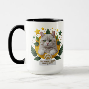 Caneca Canetas Celestiais - 15 oz Cat Combo Mug