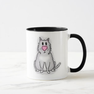 Caneca Canhão de Gato de Cartoon