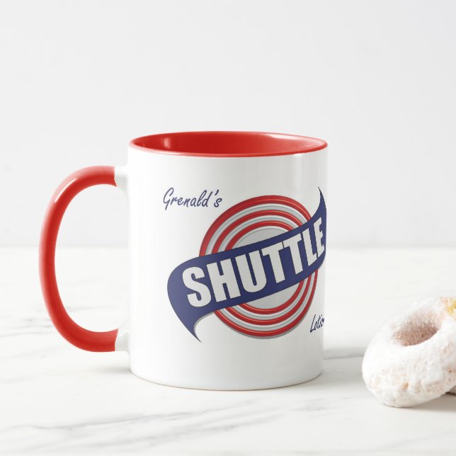 Caneca Canhão de Loção do Shuttle (Com Donut)
