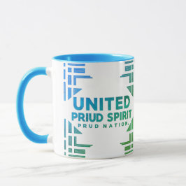 Caneca Canhão de Nação Orgulhosa de Espírito Unido