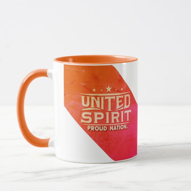 Caneca Canhão de Nação Orgulhosa de Espírito Unido (Esquerda)