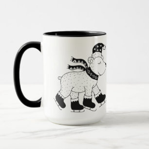 Caneca Canhão de Urso Polar de inverno