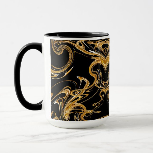 Caneca Canhão preto e Dourado (Esquerda)