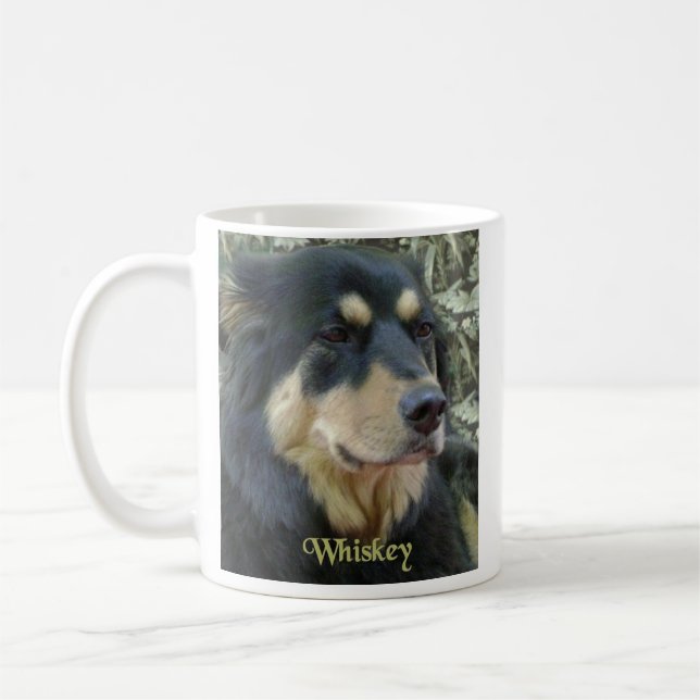 Caneca canhota do melhor amigo do uísque 2 (Esquerda)