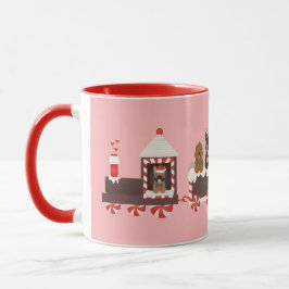 Caneca Canina de Natal de Cão