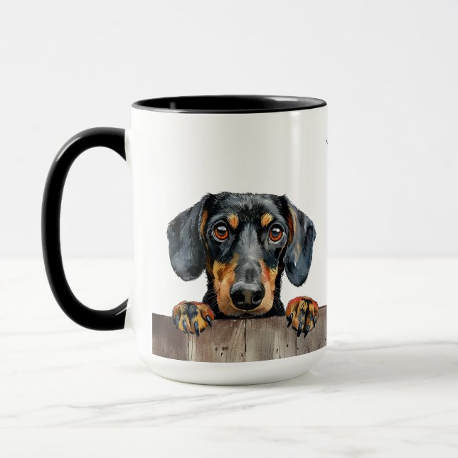 Caneca Canino Dachshund (Esquerda)