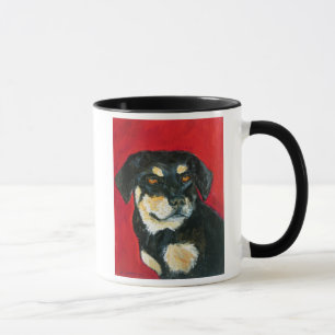 Caneca Canino Vermelho e Verde