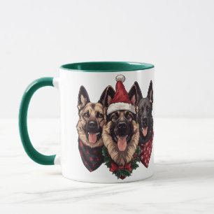 Caneca Caninos de German shepherd de Natal