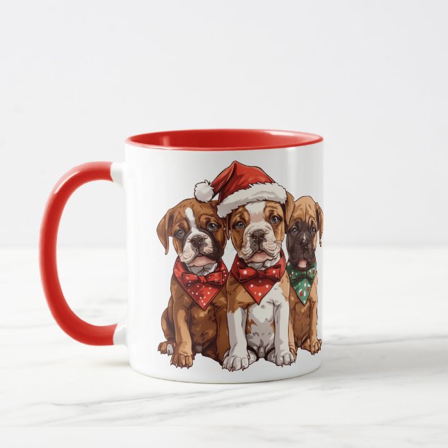 Caneca Caninos de Natal (Esquerda)