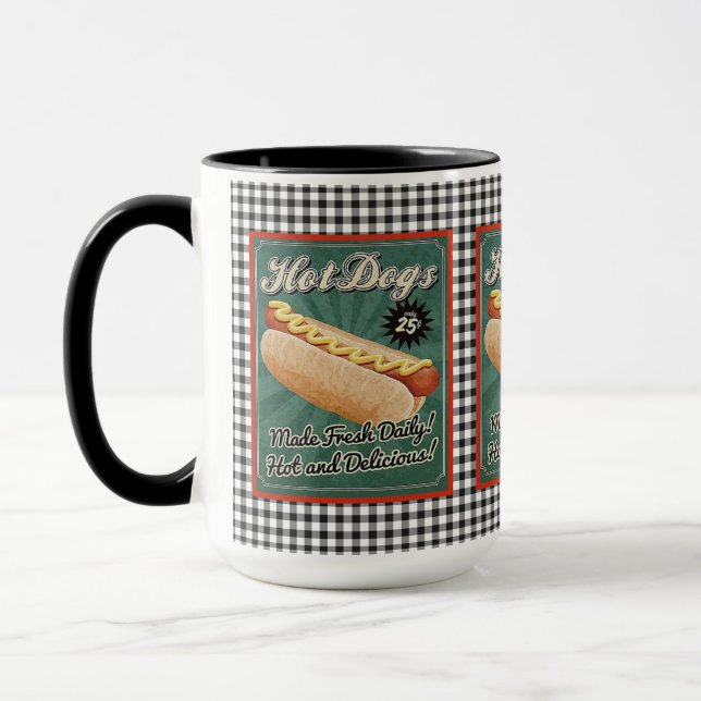 Caneca Caninos Retro Mug (Esquerda)