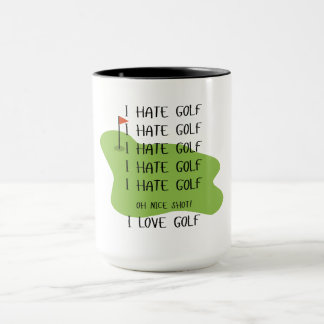 Caneca Canja De Golfe Engraçada Para Pás De Golfe