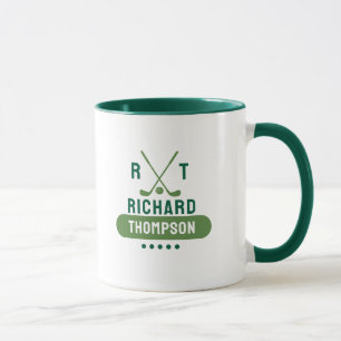 Caneca Canja de Golfe Verde para Golfistas Legal