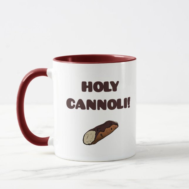 Caneca Cannoli Sagrado Comida Divertida Italiana (Esquerda)
