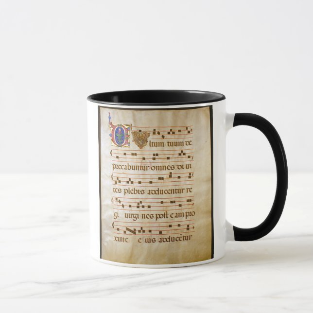 Caneca canto manuscript.jpg, canto gregoriano: O "cutt… (Direita)