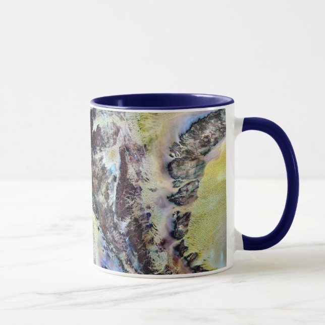 Caneca Canvas de Aquarela, Mata Cerâmica (Direita)