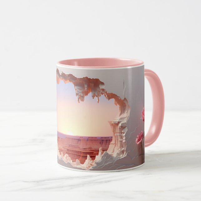 Caneca Canyon Sunset Canyon Torn 3D (Frente Esquerda)