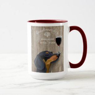 Caneca Cão Au Vin Dachshund