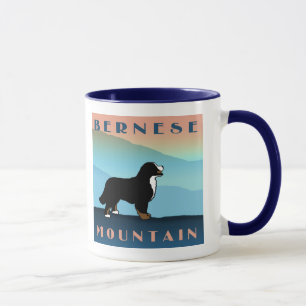 Caneca Cão azul de Bernese da montanha