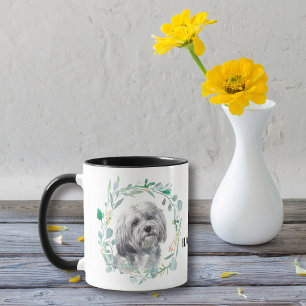 Caneca Cão Branco Havanês Cachorro Cupão